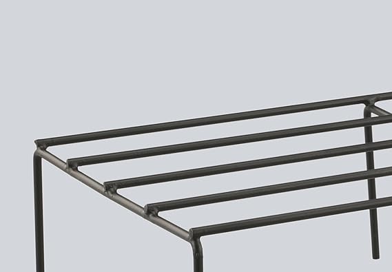 Heavy Metal Flower Pot/Plant Stand for Home Garden Balcony Living Room Decor 24 Inches (Black-Set of 1)/ Weight Capacity 120kgs